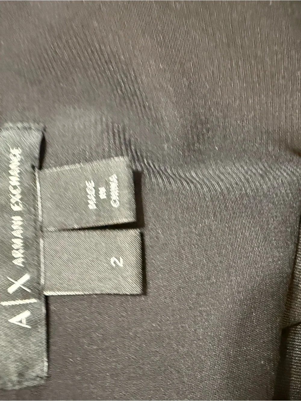 A/X Armani Exchange Black Square-Neck Fit & Flare Midi Dress - Picture 8 of 8